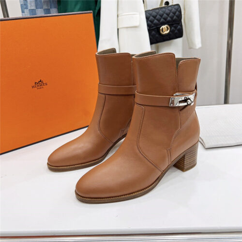 High Quality Luxury Hermes Frenchie 50 Ankle Boots – Style 33731