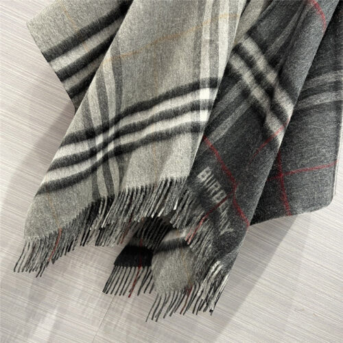 High Quality Luxury Burberry Cashmere Shawl Scarf Cape – Style 24606 product detail