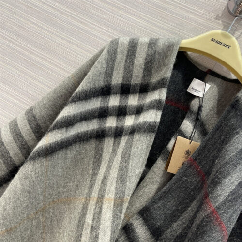 High Quality Luxury Burberry Cashmere Shawl Scarf Cape – Style 24606 product detail