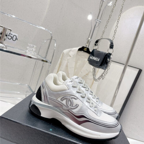 High Quality Luxury Chanel Cc Logo Sneakers Womens – Style 18662 alternate view
