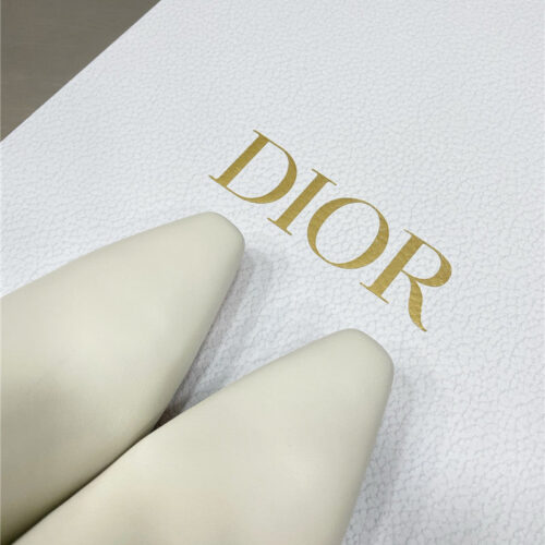 High Quality Luxury Dior Leather High Heel Ankle Boots product detail