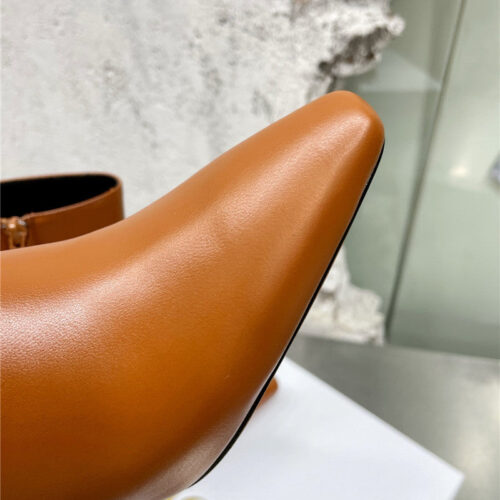 High Quality Luxury Dior Leather High Heel Ankle Boots – Style 18246 product detail