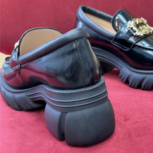 High Quality Luxury Gucci Chunky Heel Loafers – Style 67443 product detail