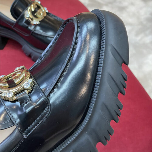 High Quality Luxury Gucci Chunky Heel Loafers – Style 67443 product detail