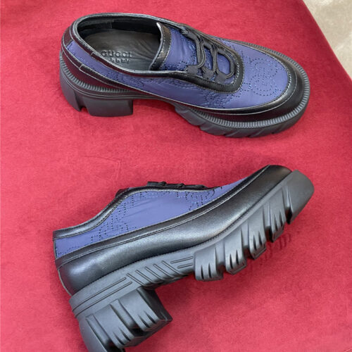 High Quality Luxury Gucci Chunky Heel Loafers product detail