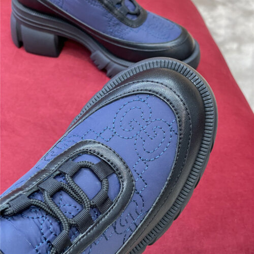 High Quality Luxury Gucci Chunky Heel Loafers product detail