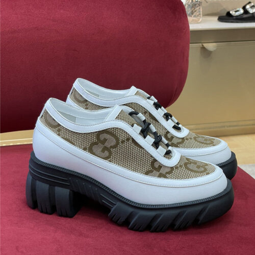 High Quality Luxury Gucci Chunky Heel Loafers – Style 69139