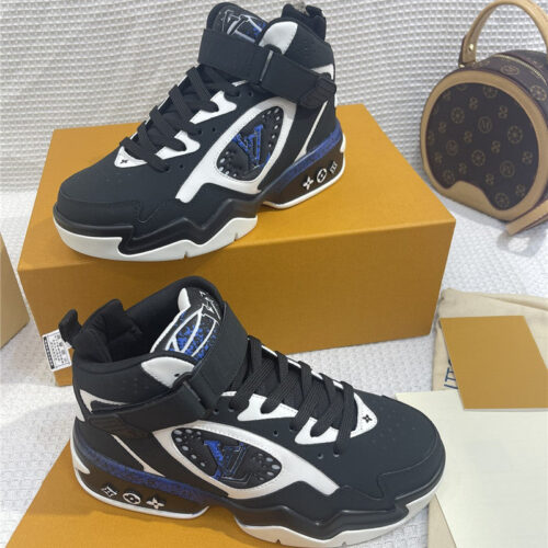 High Quality Luxury Louis Vuitton New Retro Basketball Shoes – Style 12067 alternate view