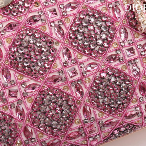 High Quality Luxury Mini Lady Dior Beaded Bag – Style 26744 product detail