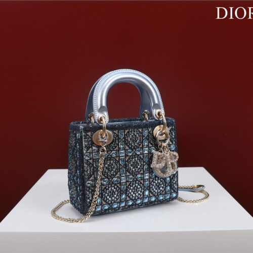 High Quality Luxury Mini Lady Dior Beaded Bag – Style 26743 product detail