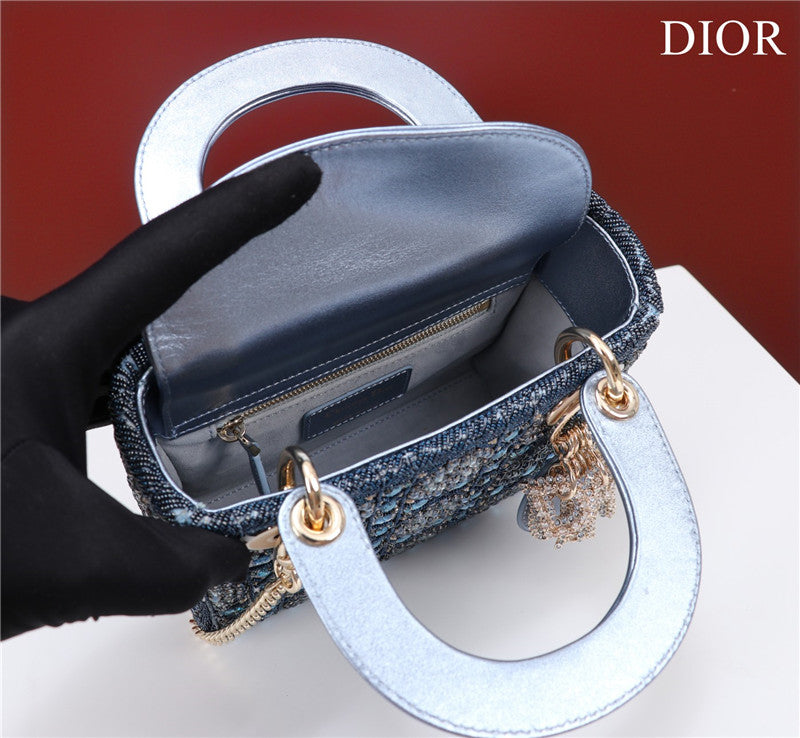 High Quality Luxury Mini Lady Dior Beaded Bag – Style 26743 product detail