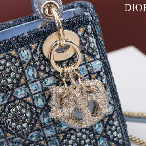 High Quality Luxury Mini Lady Dior Beaded Bag – Style 26743 product detail