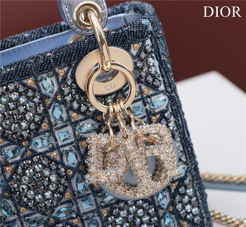 High Quality Luxury Mini Lady Dior Beaded Bag – Style 26743 product detail