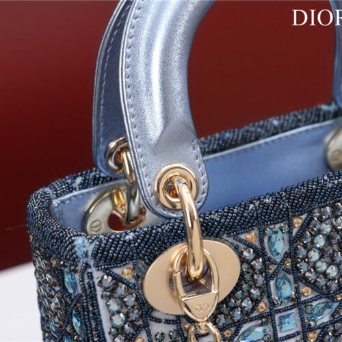 High Quality Luxury Mini Lady Dior Beaded Bag – Style 26743 product detail