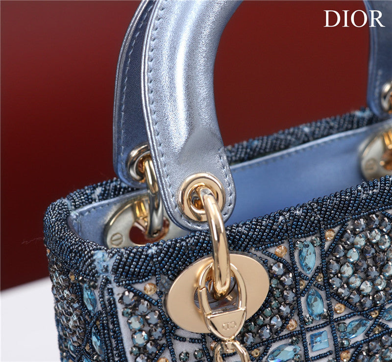 High Quality Luxury Mini Lady Dior Beaded Bag – Style 26743 product detail