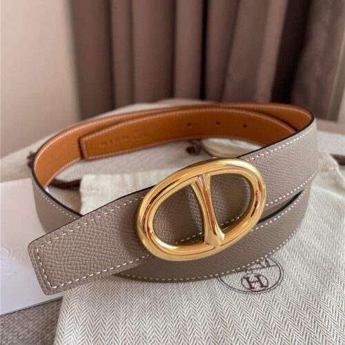 High Quality Luxury Hermes Reversible Belt – Style 43427 product detail