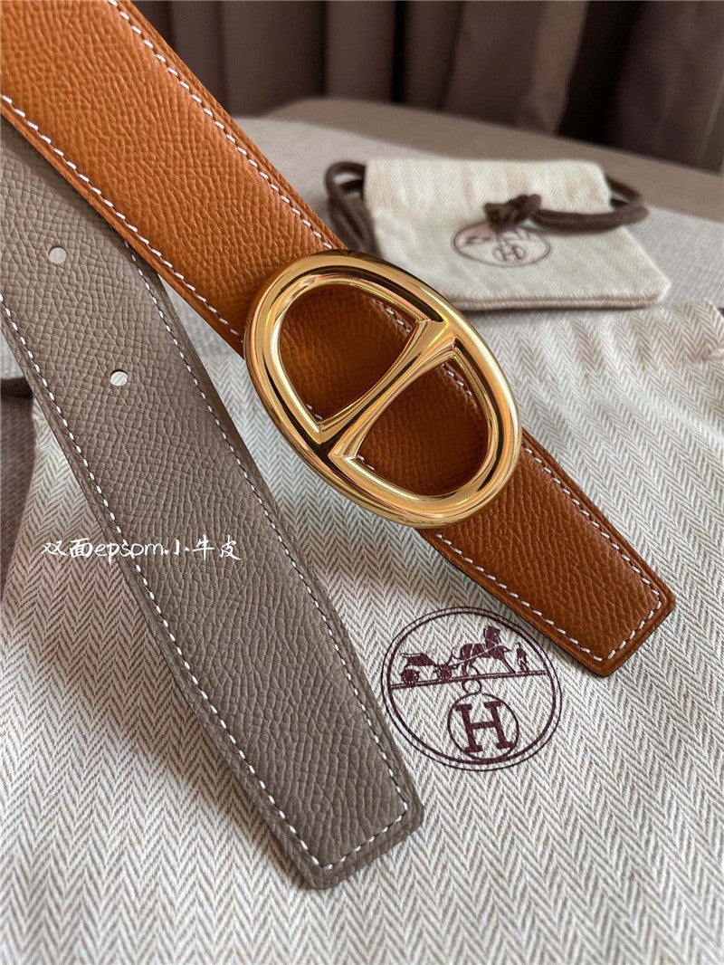 High Quality Luxury Hermes Reversible Belt – Style 43427 product detail
