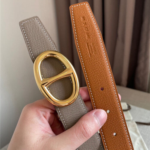 High Quality Luxury Hermes Reversible Belt – Style 43427 product detail