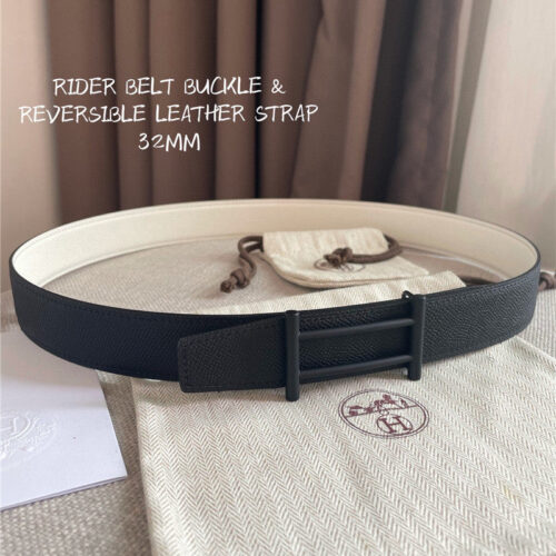 High Quality Luxury Hermes Reversible Belt – Style 43409