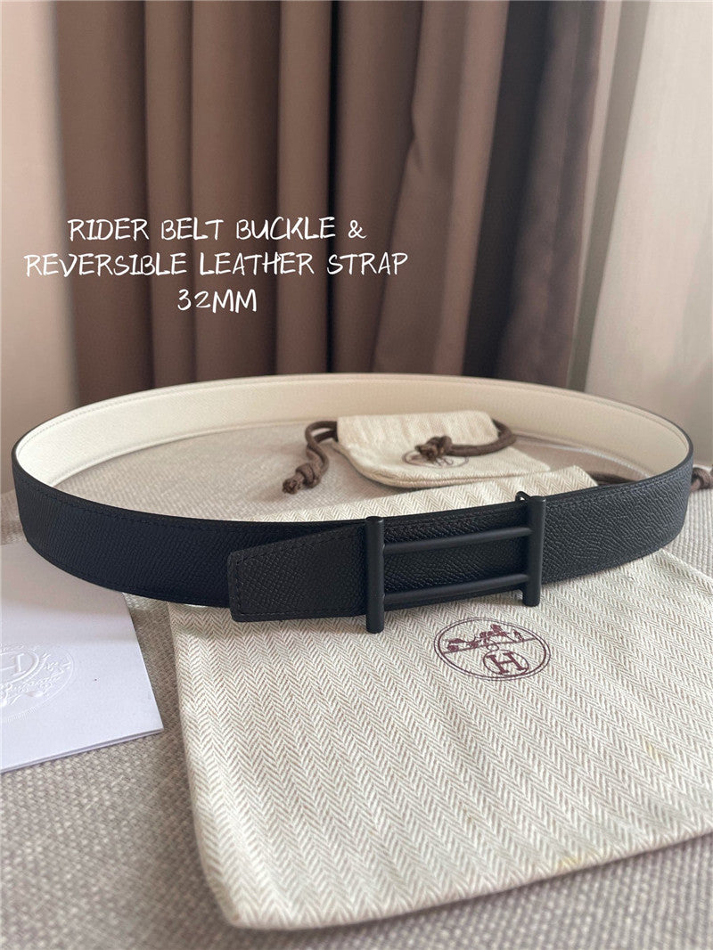 High Quality Luxury Hermes Reversible Belt – Style 43409