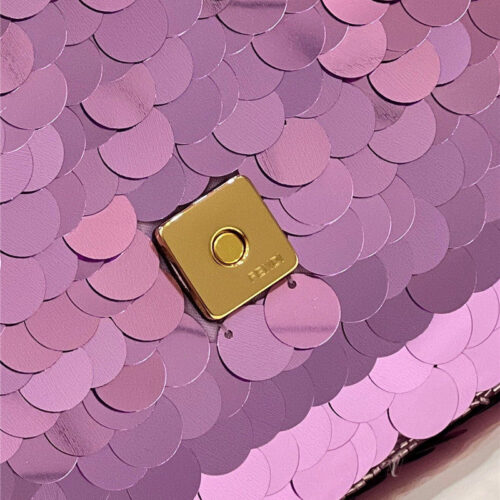 High Quality Luxury Fendi Sequin Baguette Bag product detail