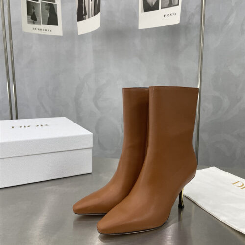 High Quality Luxury Dior Gold Heel Ankle Boots – Style 84198 product detail