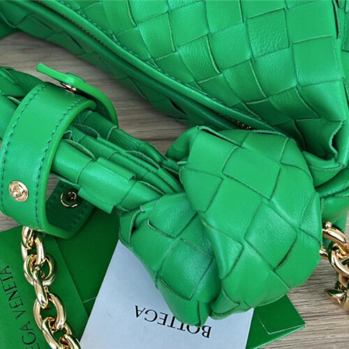 High Quality Luxury Bottega Veneta Jodie With Chain Bag Green product detail