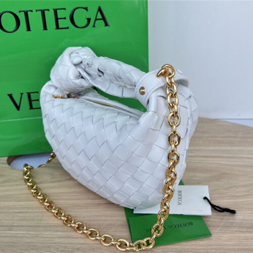 High Quality Luxury Bottega Veneta Jodie With Chain Bag White product detail