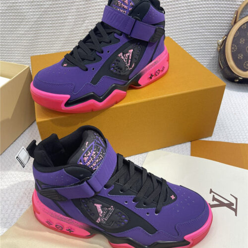 High Quality Luxury Louis Vuitton New Retro Basketball Shoes – Style 79299 alternate view