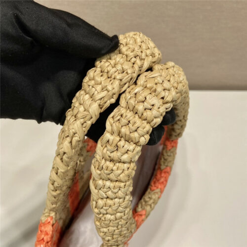 High Quality Luxury Prada Raffia Tote Bag – Style 26968 product detail