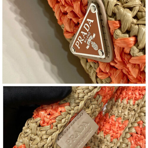 High Quality Luxury Prada Raffia Tote Bag – Style 26968 product detail