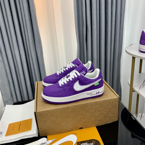 High Quality Luxury Louis Vuitton Nike Air Jordan Low Top Sneakers product detail