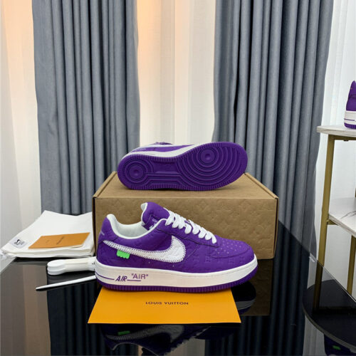 High Quality Luxury Louis Vuitton Nike Air Jordan Low Top Sneakers product detail