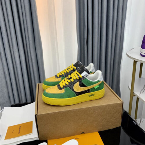High Quality Luxury Louis Vuitton Nike Air Jordan Low Top Sneakers – Style 91587 alternate view