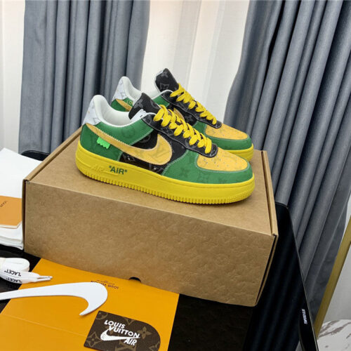 High Quality Luxury Louis Vuitton Nike Air Jordan Low Top Sneakers – Style 91587