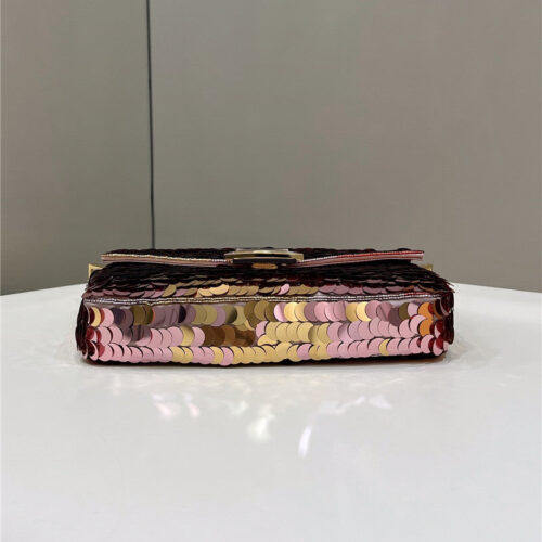High Quality Luxury Fendi Sequin Baguette Bag – Style 32690 product detail
