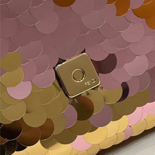 High Quality Luxury Fendi Sequin Baguette Bag – Style 32690 product detail