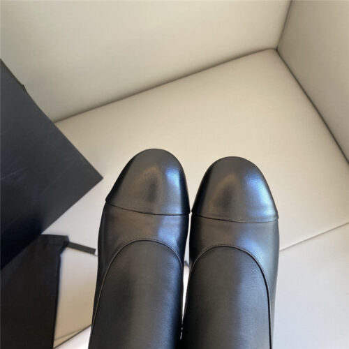 High Quality Luxury Chanel Pearl Heel Ankle Boots product detail