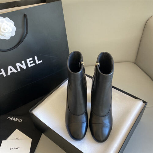 High Quality Luxury Chanel Pearl Heel Ankle Boots product detail
