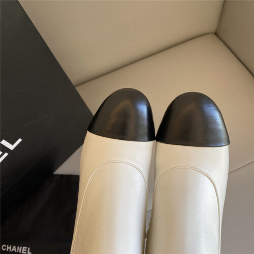 High Quality Luxury Chanel Pearl Heel Ankle Boots – Style 35046 product detail