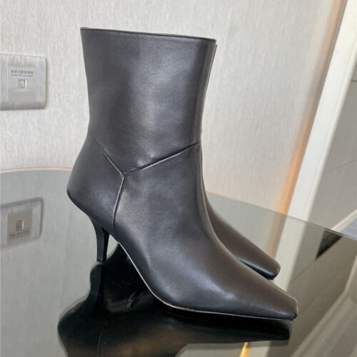 High Quality Luxury Gucci GG Pointed Toe High Heel Ankle Boots – Style 72819