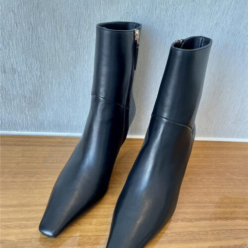 High Quality Luxury Gucci GG Pointed Toe High Heel Ankle Boots – Style 72819 product detail