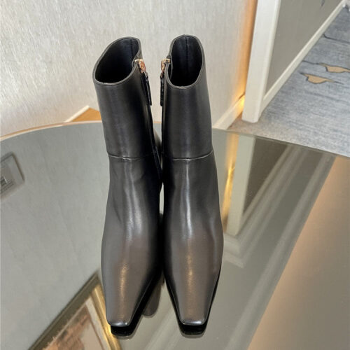 High Quality Luxury Gucci GG Pointed Toe High Heel Ankle Boots – Style 72819 product detail