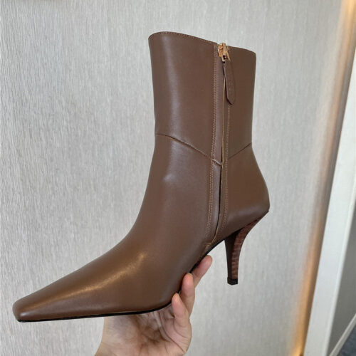 High Quality Luxury Gucci GG Pointed Toe High Heel Ankle Boots – Style 07283 product detail