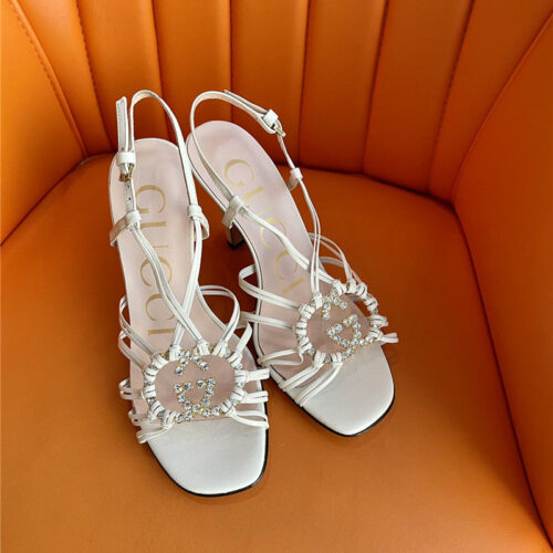 High Quality Luxury Gucci New Crystal Embellished Sandals – Style 49843 product detail