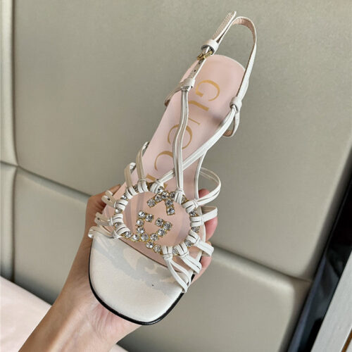 High Quality Luxury Gucci New Crystal Embellished Sandals – Style 49843 product detail