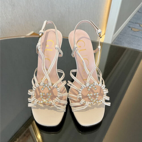 High Quality Luxury Gucci New Crystal Embellished Sandals – Style 49843 product detail