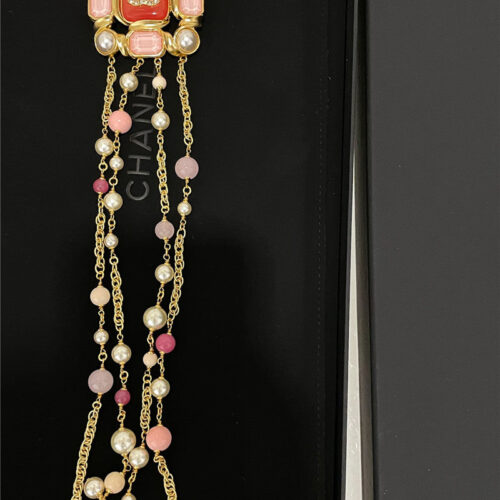 High Quality Luxury Chanel Fringed Sweater Long Chain product detail
