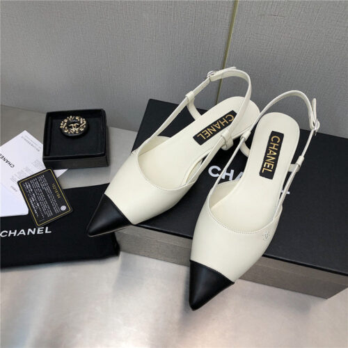 High Quality Luxury Chanel High Heel Sandals – Style 16422 alternate view