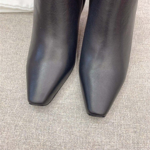 High Quality Luxury Roger Vivier Square Buckle High Heel Ankle Boots – Style 87220 product detail